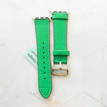 Load image into Gallery viewer, Leather Watch Bands Made for with Apple Watch - Solid Color Bands
