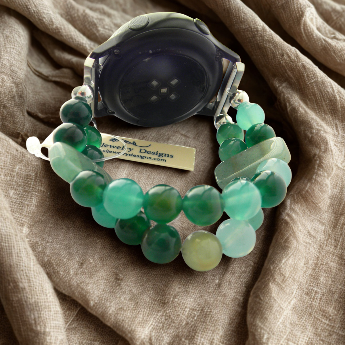 Green Onyx Watch Band for Samsung Watch