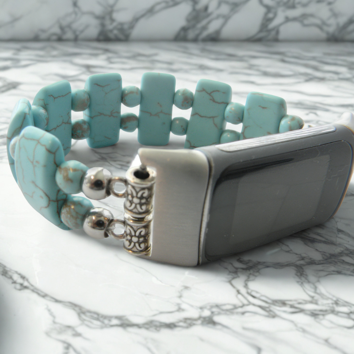Turquoise Smartwatch Band for Fitbit Charge 5 Charge 5 & 6