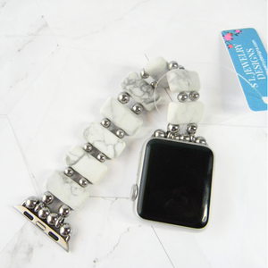 Matte Howlite Smartwatch Band for Apple