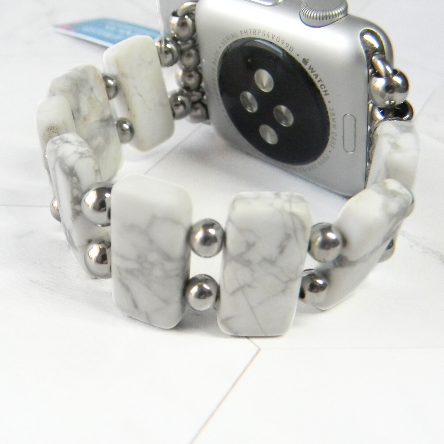 Matte Howlite Smartwatch Band for Apple