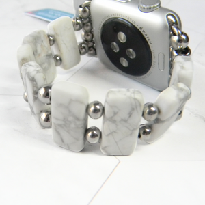 Matte Howlite Smartwatch Band for Apple