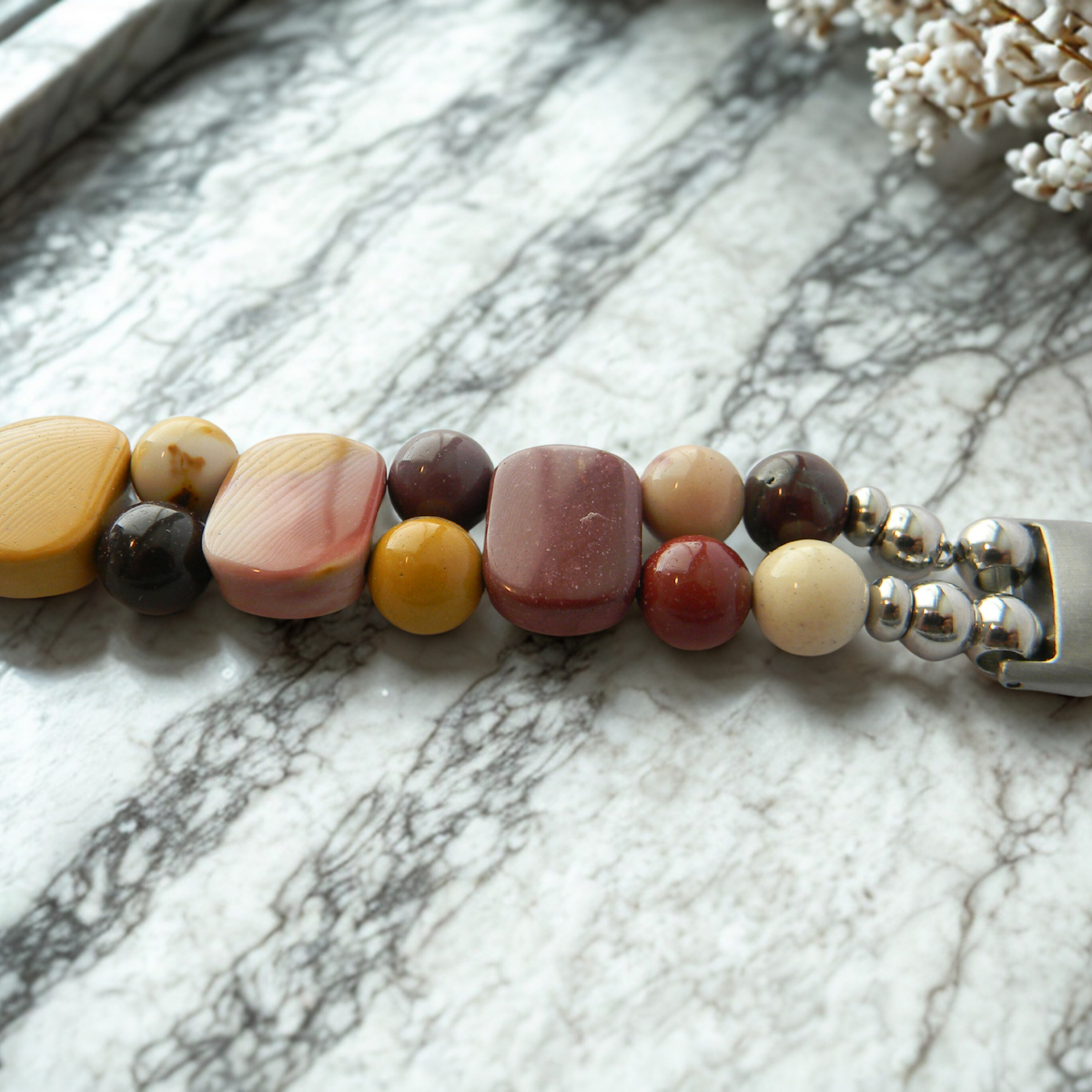 Mookaite Jasper Watch Band for Fitbit Inspire 3 Watch