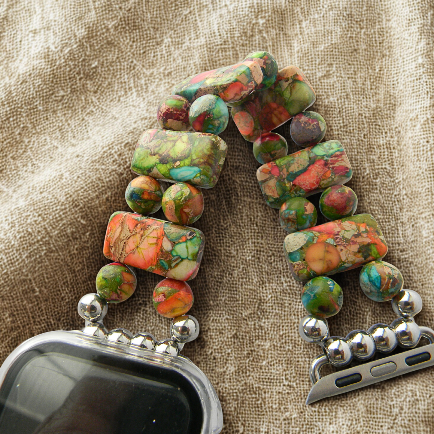 Variscite Sea Sediment Bright-Watch Band for Apple