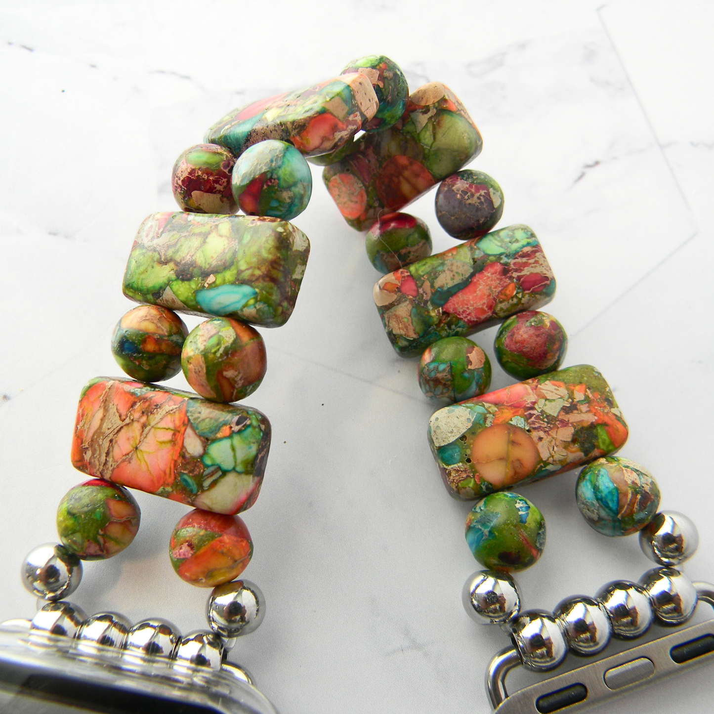 Variscite Sea Sediment Bright-Watch Band for Apple