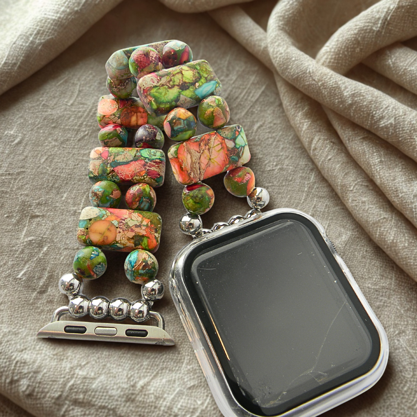 Variscite Sea Sediment Bright-Watch Band for Apple