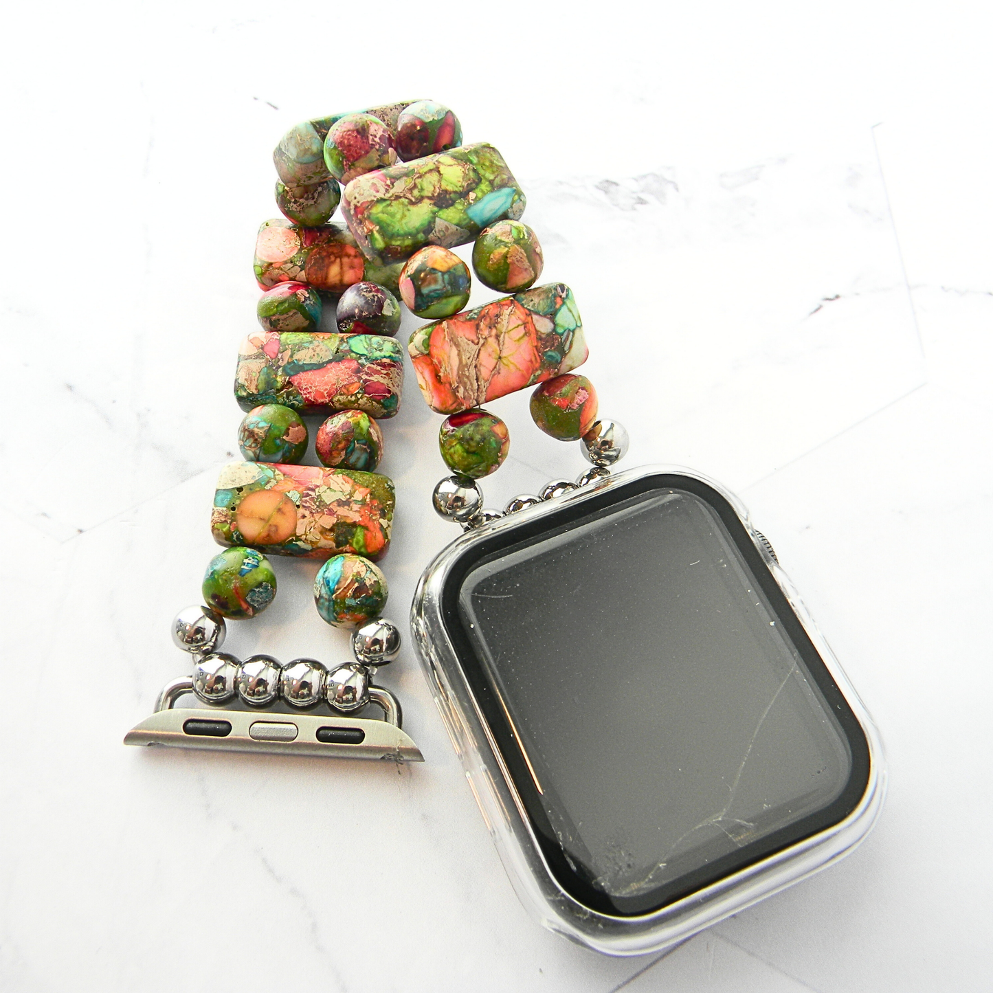 Variscite Sea Sediment Bright-Watch Band for Apple