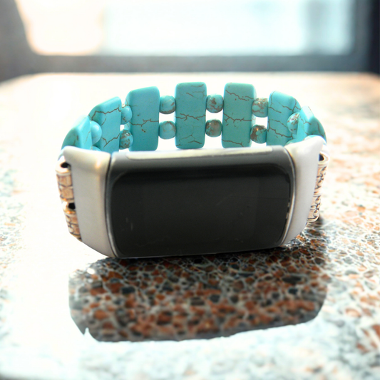 Turquoise Smartwatch Band for Fitbit Charge 5 Charge 5 & 6