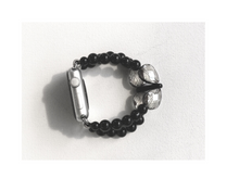 Load image into Gallery viewer, Black Onyx and Tear Drops Watch Band for Apple Watch
