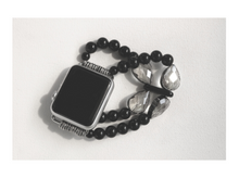 Load image into Gallery viewer, Black Onyx and Tear Drops Watch Band for Apple Watch
