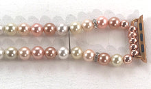 Load image into Gallery viewer, Floral and White Shell Pearls Watch Band for Apple Watch
