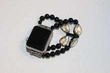 Load image into Gallery viewer, Black Onyx and Tear Drops Watch Band for Apple Watch
