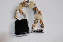 Load image into Gallery viewer, Watch Band for Apple Watch, Crazy Agate and Yellow Agate
