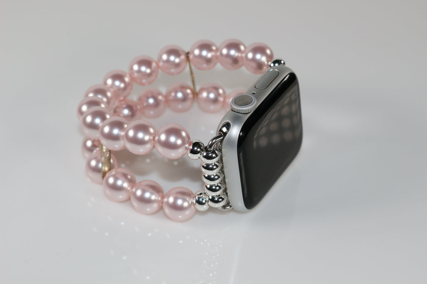 Pink Crystal Pearl Smartwatch band for Apple Watch