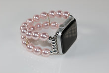Load image into Gallery viewer, Pink Watch Band for Apple Watch, Pink Crystal Pearl for Apple Watch Band Bracelet
