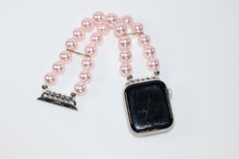 Load image into Gallery viewer, Pink Watch Band for Apple Watch, Pink Crystal Pearl for Apple Watch Band Bracelet
