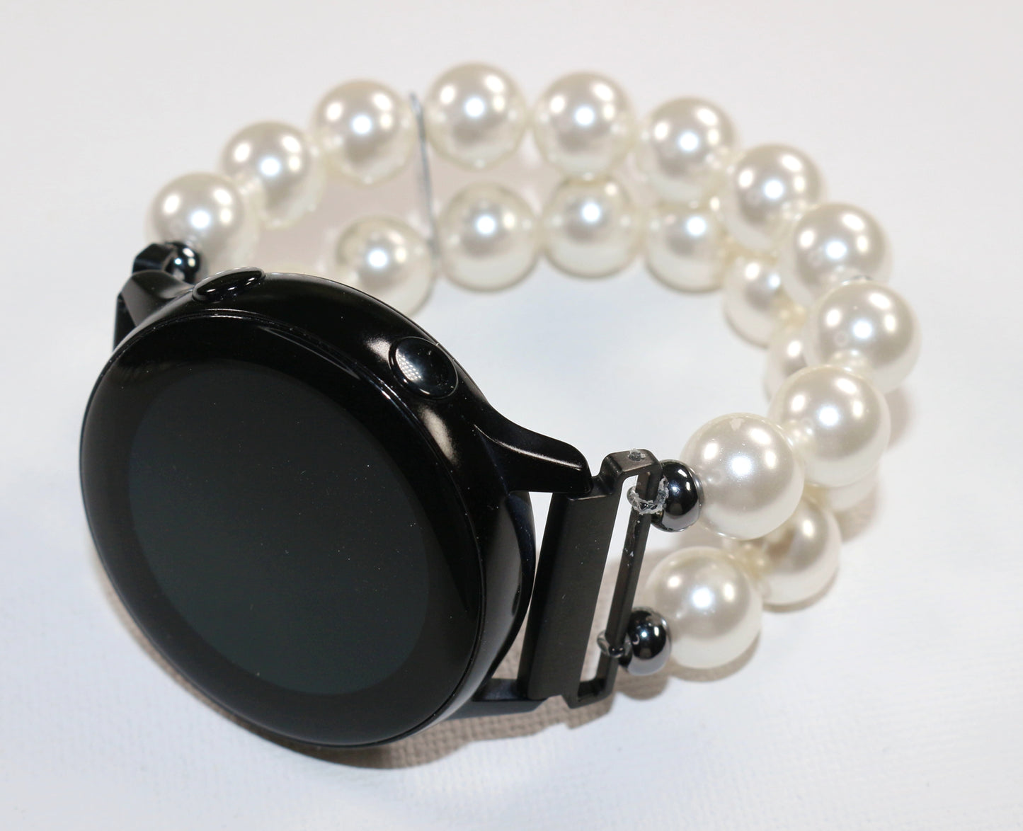 White Pearl Watch Bracelet Watch Band for Samsung Watch