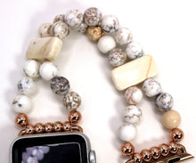 Load image into Gallery viewer, White Magnesite Bracelet Watch Band for Apple Watch
