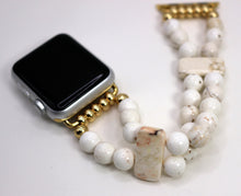 Load image into Gallery viewer, White Magnesite Bracelet Watch Band for Apple Watch
