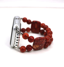 Load image into Gallery viewer, Red Sponge Coral Bracelet Watch Band for Apple Watch
