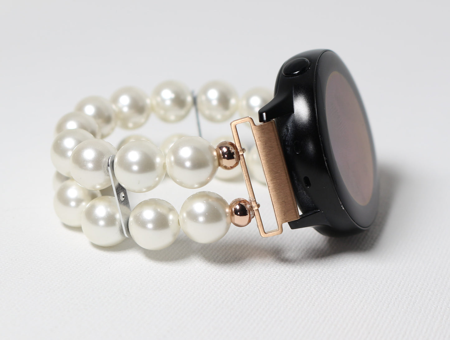 White Pearl Watch Bracelet Watch Band for Samsung Watch