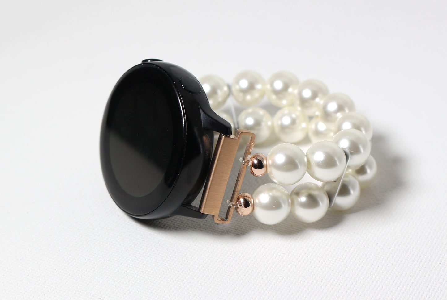 White Pearl Watch Bracelet Watch Band for Samsung Watch
