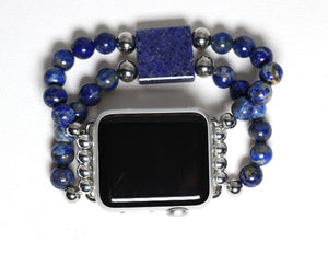 Lapis Lazuli Square Bracelet Watch Band for Apple Watch