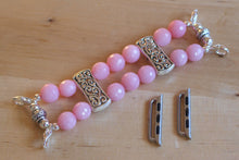 Load image into Gallery viewer, Watch Band for Apple Watch, Pink Jade Gemstones
