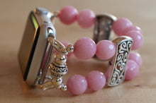 Load image into Gallery viewer, Watch Band for Apple Watch, Pink Jade Gemstones
