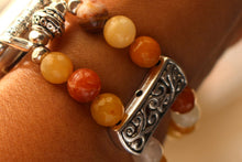 Load image into Gallery viewer, Watch Band for Apple Watch, Yellow Jade Beads
