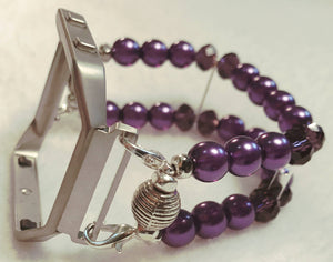 FITBIT Blaze Watch Band, Purple Pearls