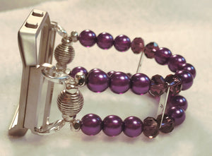 FITBIT Blaze Watch Band, Purple Pearls