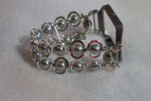 Load image into Gallery viewer, FITBIT Blaze Watch Band, Silver Ovals and Silver Beads
