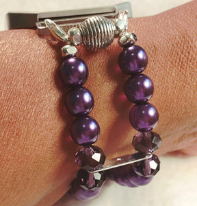 FITBIT Blaze Watch Band, Purple Pearls
