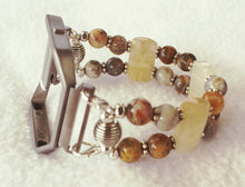 Load image into Gallery viewer, FITBIT Blaze Watch Band, Crazy Agate and Yellow Agate
