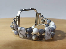 Load image into Gallery viewer, FITBIT Blaze Watch Band, White and Gray Howlite
