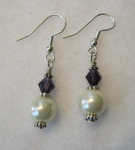 Amethyst and Pearls Necklace