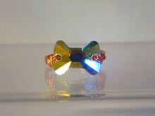 Load image into Gallery viewer, Crystal Bow Tie Copper Ring, Copper Ring, Crystal Ring
