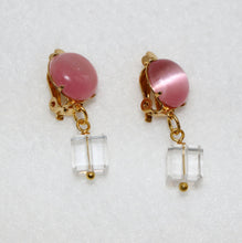 Load image into Gallery viewer, Clip On Earrings Pink Gold Clip On Earrings
