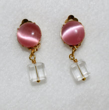 Load image into Gallery viewer, Clip On Earrings Pink Gold Clip On Earrings
